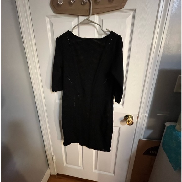 Newer - Black - Calvin Klein Dress - Soft Tan Under - Designed to see Tan also - Picture 3 of 5